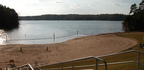 Swimming Area from Bathhouse