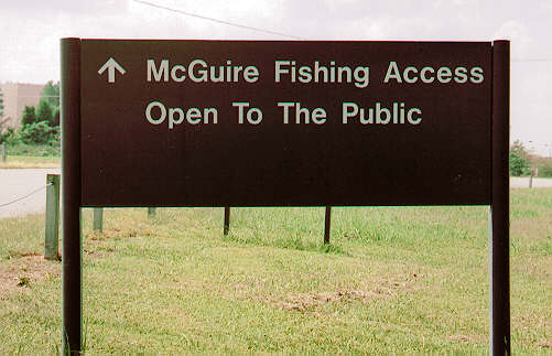McGuire Nuclear Station Public Fishing Area 